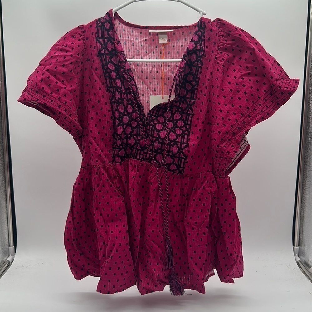 Women's Size X-Small Knox Rose Tunic Red CLOSE OUT Luxury Discount CHEAP